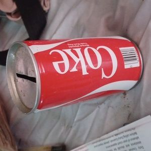 1970s Coke Can piggy bank